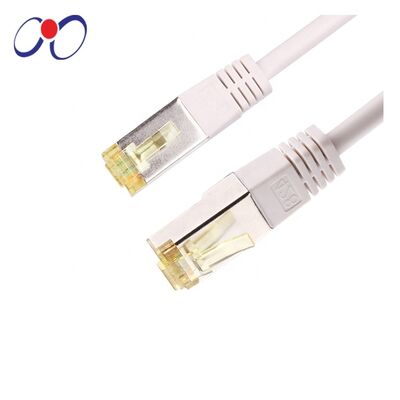 Factory-Priced 1.5m White FTP Network LAN Ethernet Patch Cord CAT5E RJ45 8P8C Shield Cable PVC Jacket Bare Copper High Quality