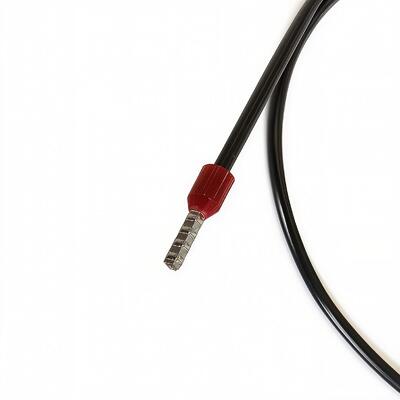 Insulated pin terminal to insulated spade terminal harness cable