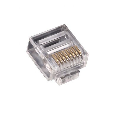 Good price Utp Cat5e 8p8c Modular Plug Gold Plated Rj45 Unshielded Short Type Connector online